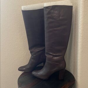 Banana Republic Women’s Brown Leather Knee-High Boots